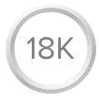 18K White Gold