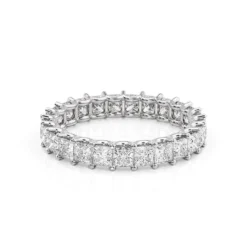 4.7ct Princess U Prong Eternity