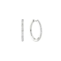 20mm Pave Hoops