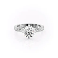 The Rebecca Set Moissanite With A 1.0 Carat