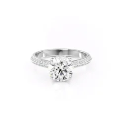 The Kayla Set Moissanite With A 1.0 Carat