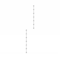 Large Distance Dangle Earrings