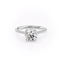 The Pave Madison Set With A 1.0 Carat