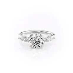 The Abigail Set Moissanite With A 1.0 Carat