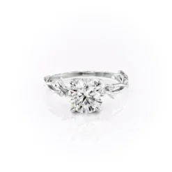 The Textured Twig Set Moissanite With A 1.0 Carat