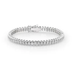 Bezel Oval Tennis Bracelet
