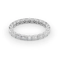 6ct East West Radiant U Prong Eternity