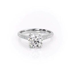 The Rachel Set Moissanite With A 1.0 Carat