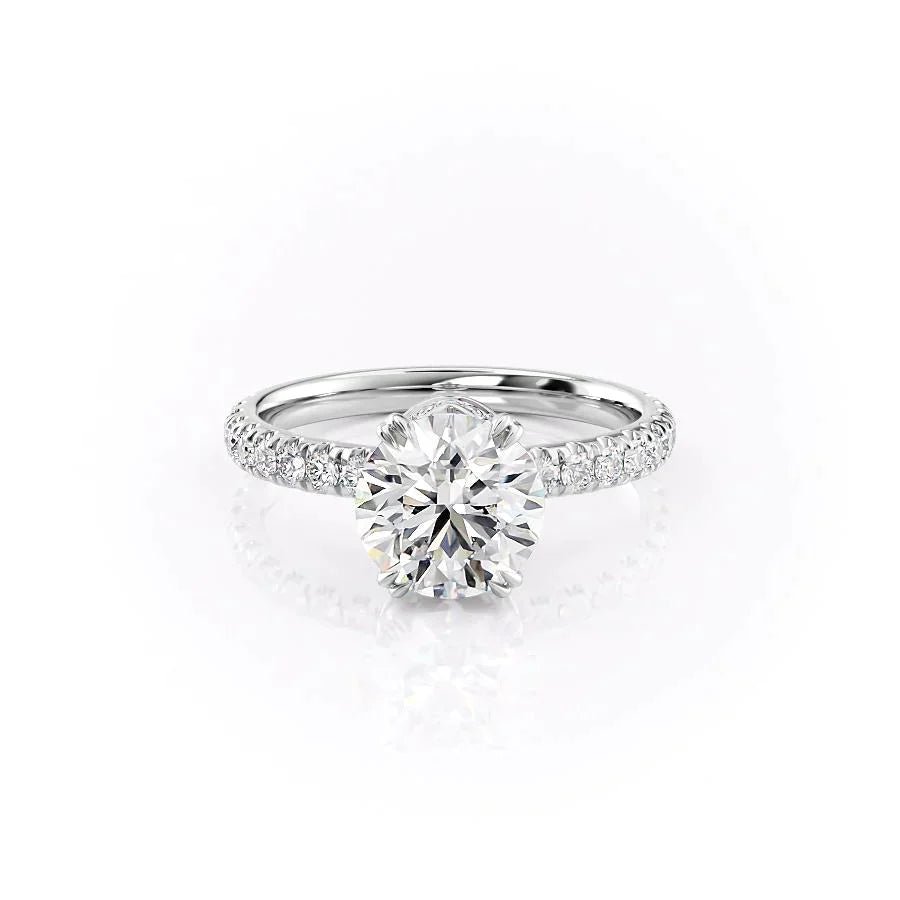 Keyzar · The Sofia Set With A 1 Carat Round Moissanite