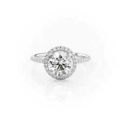 The Michelle Set Moissanite With A 1.0 Carat