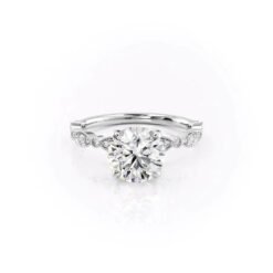 The Jasmine Set Moissanite With A 1.0 Carat