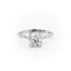 The Lindsey Set Moissanite With A 1.0 Carat
