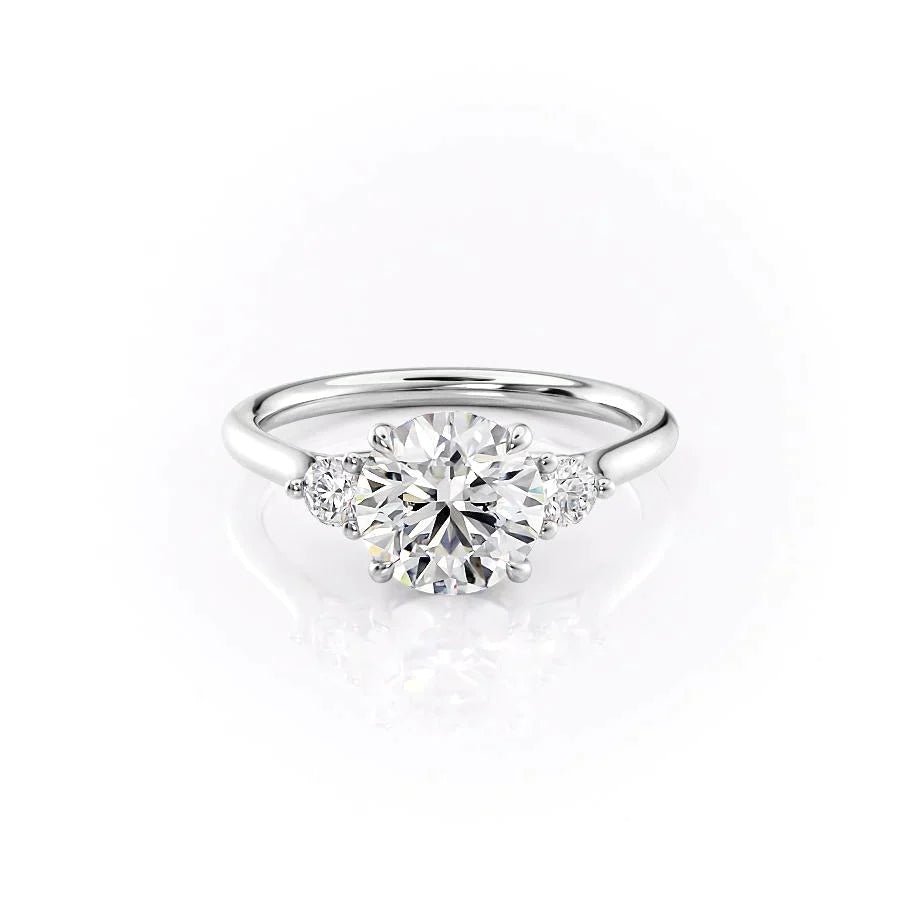Keyzar · The Lia Set With A 1 Carat Round Moissanite