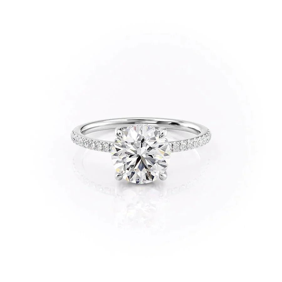 Keyzar · The Mandy Set With A 1 Carat Round Moissanite
