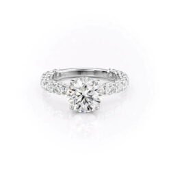 The Adelle Set Moissanite With A 1.0 Carat