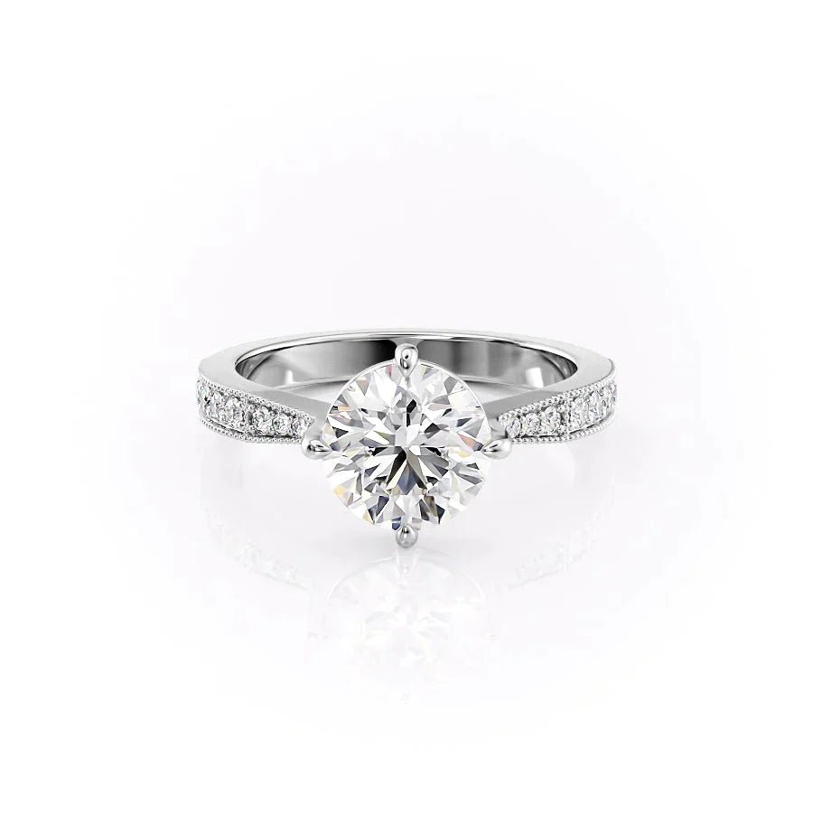 Keyzar · The Rebecca Set With A 1 Carat Round Moissanite