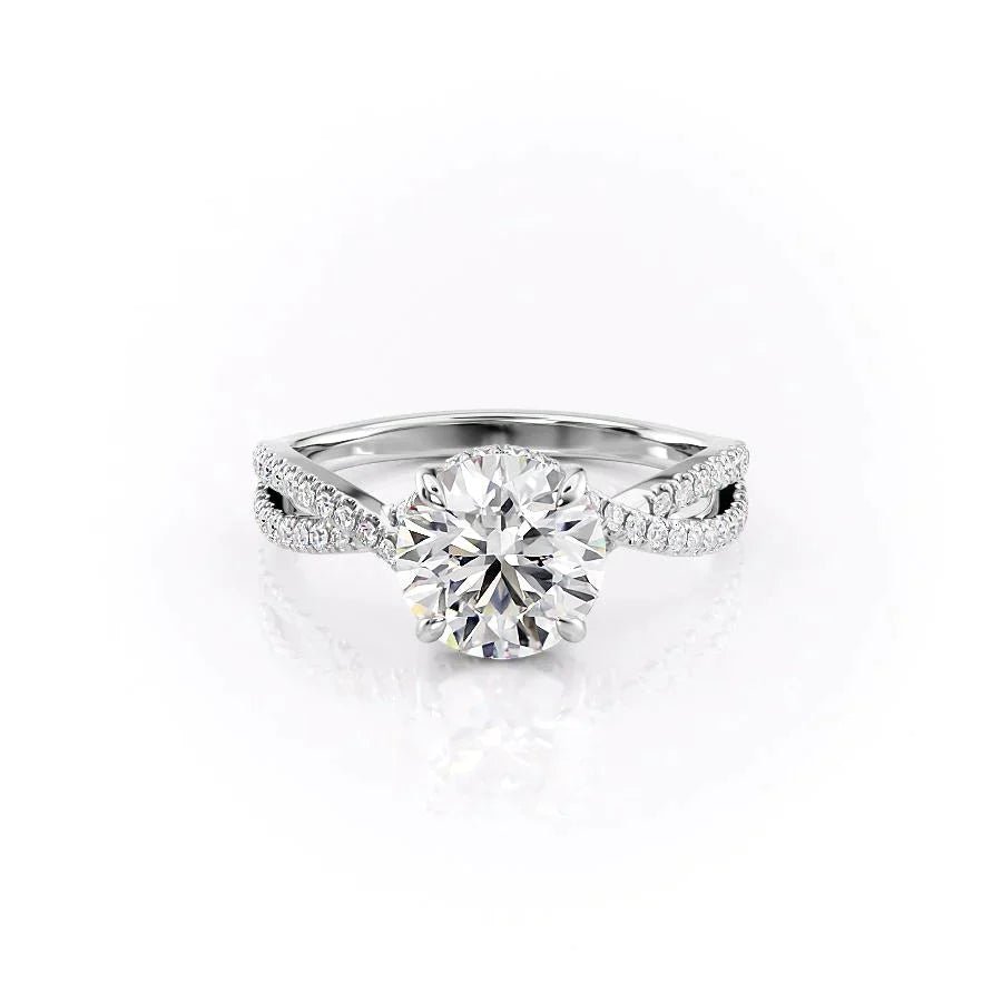 Keyzar · The Angelina Set With A 1 Carat Round Moissanite