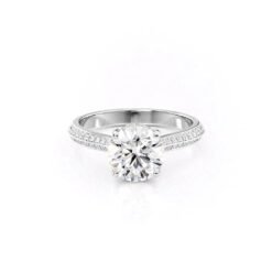The Kayla Set Moissanite With A 1.0 Carat
