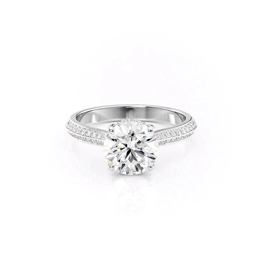 Keyzar · The Kayla Set With A 1 Carat Round Moissanite