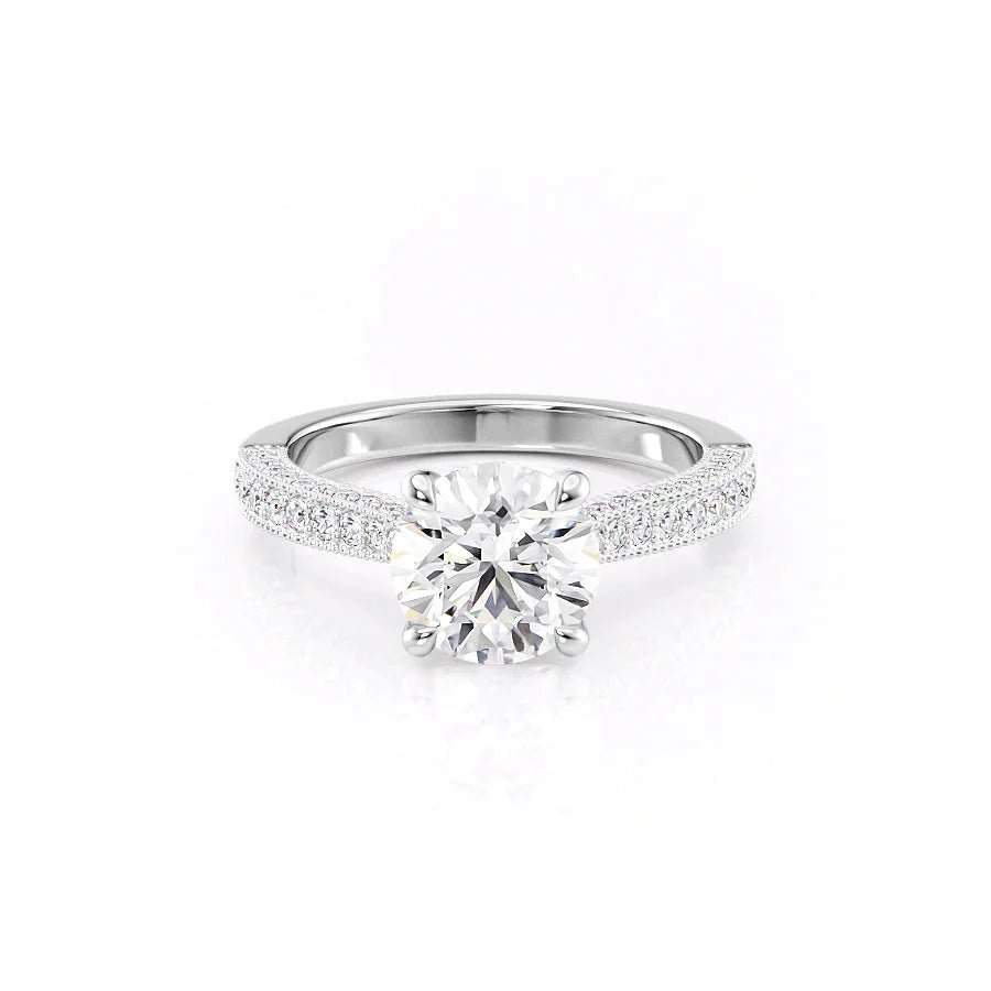 Keyzar · The Catherine Set With A 1 Carat Round Lab Diamond