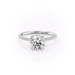 The Pave Madison Set With A 1.0 Carat