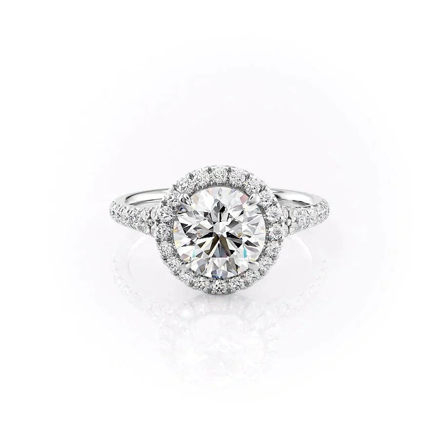 Keyzar · The Miley Set With A 1 Carat Round Moissanite