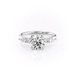 The Abigail Set Moissanite With A 1.0 Carat