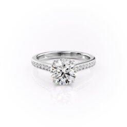 The Cameron Set Moissanite With A 1.0 Carat
