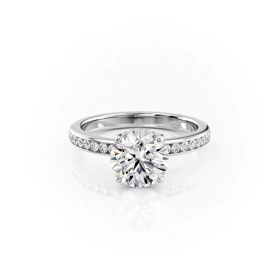 Keyzar · The Marilyn Set With A 1 Carat Round Moissanite