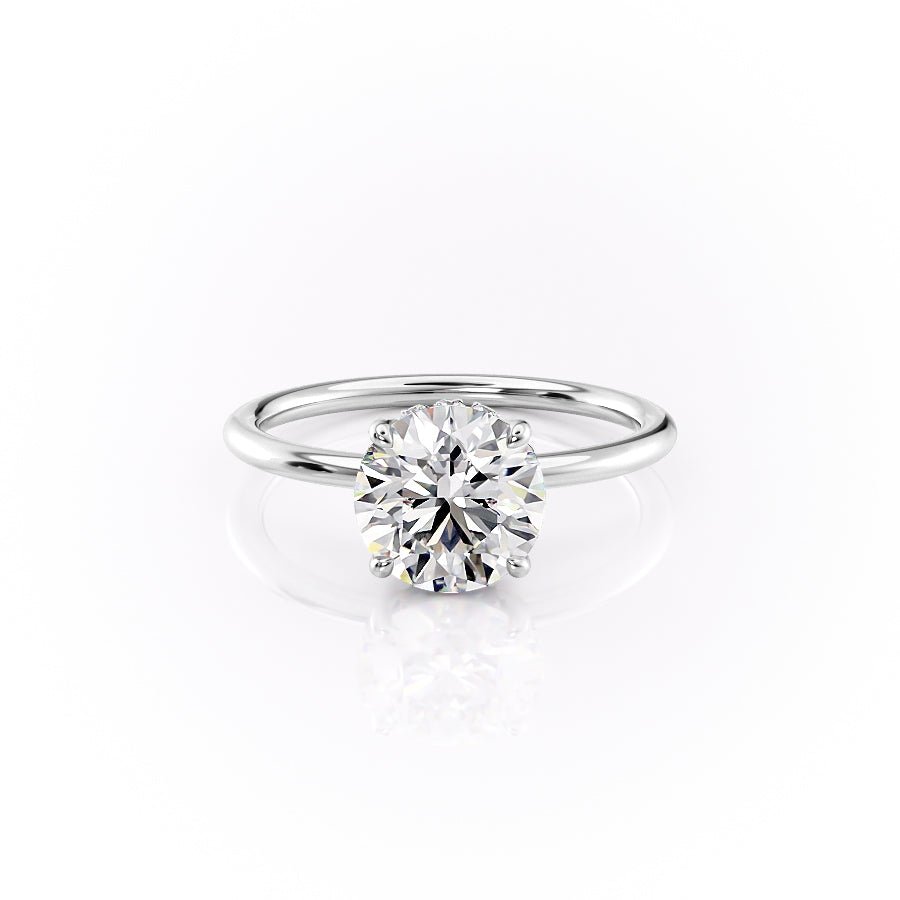 Keyzar · The Sandra Set With A 1 Carat Round Moissanite