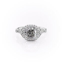 The Halo Stephanie Set With A 1.0 Carat