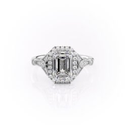 The Halo Stephanie Set With A 1.0 Carat