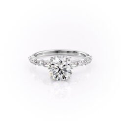The Patricia Set Moissanite With A 1.0 Carat