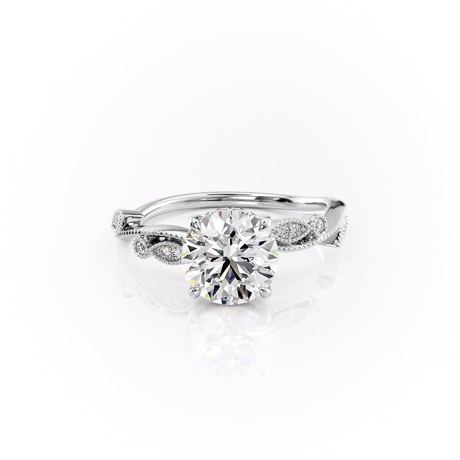 Keyzar · The Robin Set With A 1 Carat Round Moissanite
