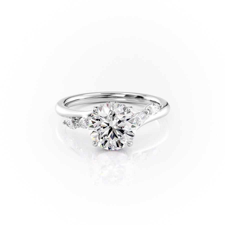 Keyzar · The Nova Set With A 1 Carat Round Moissanite