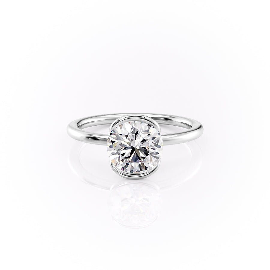 Keyzar · The Eliza Set With A 1 Carat Round Moissanite
