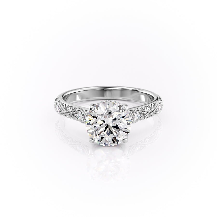 Keyzar · The Claudia Set With A 1 Carat Round Moissanite