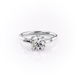 The Baguettes Megan Set Moissanite With A 1.0 Carat