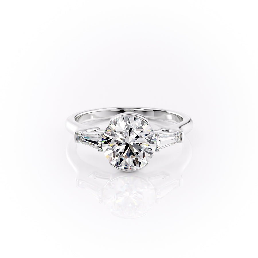 Keyzar · The Parker Set With A 1 Carat Round Moissanite