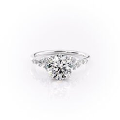 Keyzar · The Emma Set With A 1 Carat Round Moissanite