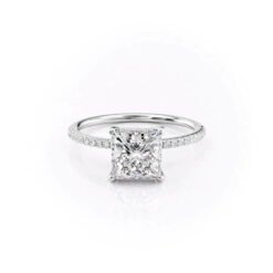 The Pave Kamellie Set With A 1.0 Carat