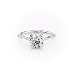 The Penelope Set Moissanite With A 1.0 Carat