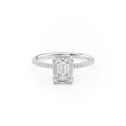 The Pave Nelly Set With A 1.0 Carat