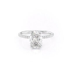 The Pave Nelly Set With A 1.0 Carat