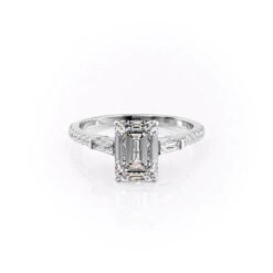 The Pave Liv Set With A 1.0 Carat