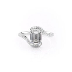 The Pave Skyler Set With A 1.0 Carat