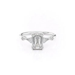 The Amber Set With A 1.0 Carat