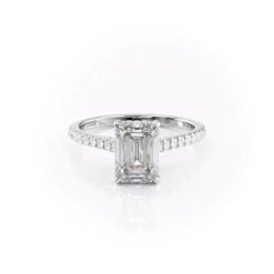 The Pave Natalie Set With A 1.0 Carat
