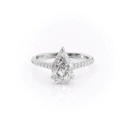The Pave Natalie Set With A 1.0 Carat