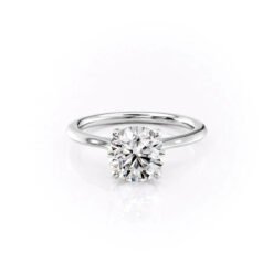 The Solitaire Madison Set Moissanite With A 1.0 Carat